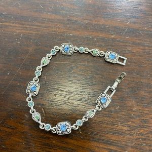 Vintage style gemstone bracelet